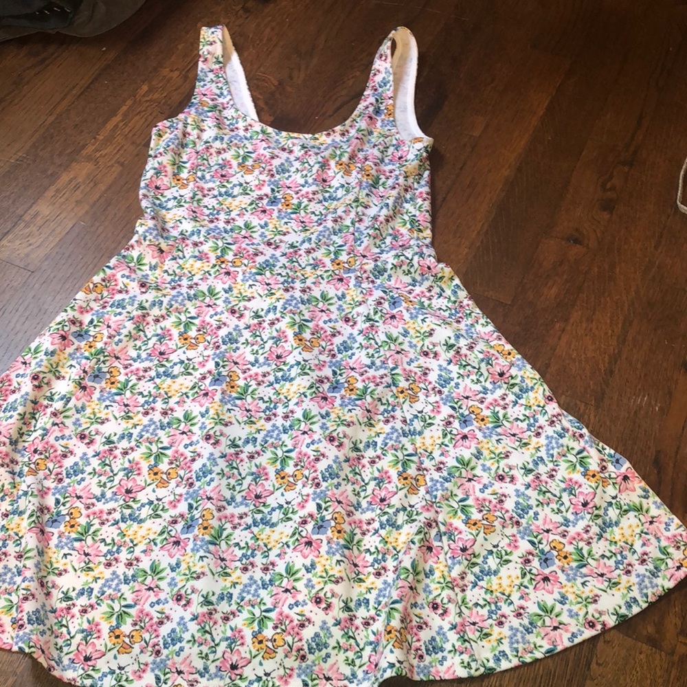 floral divided dress